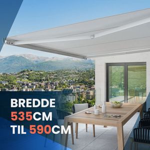 Bredde 535cm til 590cm