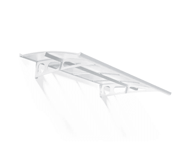 Hovedbilde Hvit/matt dørmarkise / overbygg inngangsparti Bordeaux 139 x 223