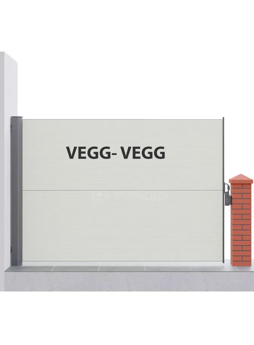 Levegg - Sidemarkise - Høyde 180 cm - Velg mellom 150 dukfarger