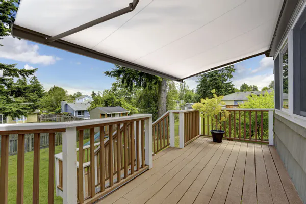 Hovedbilde Kassettmarkise m ledlys, Bredde 535-590 cm x 310 cm utfall